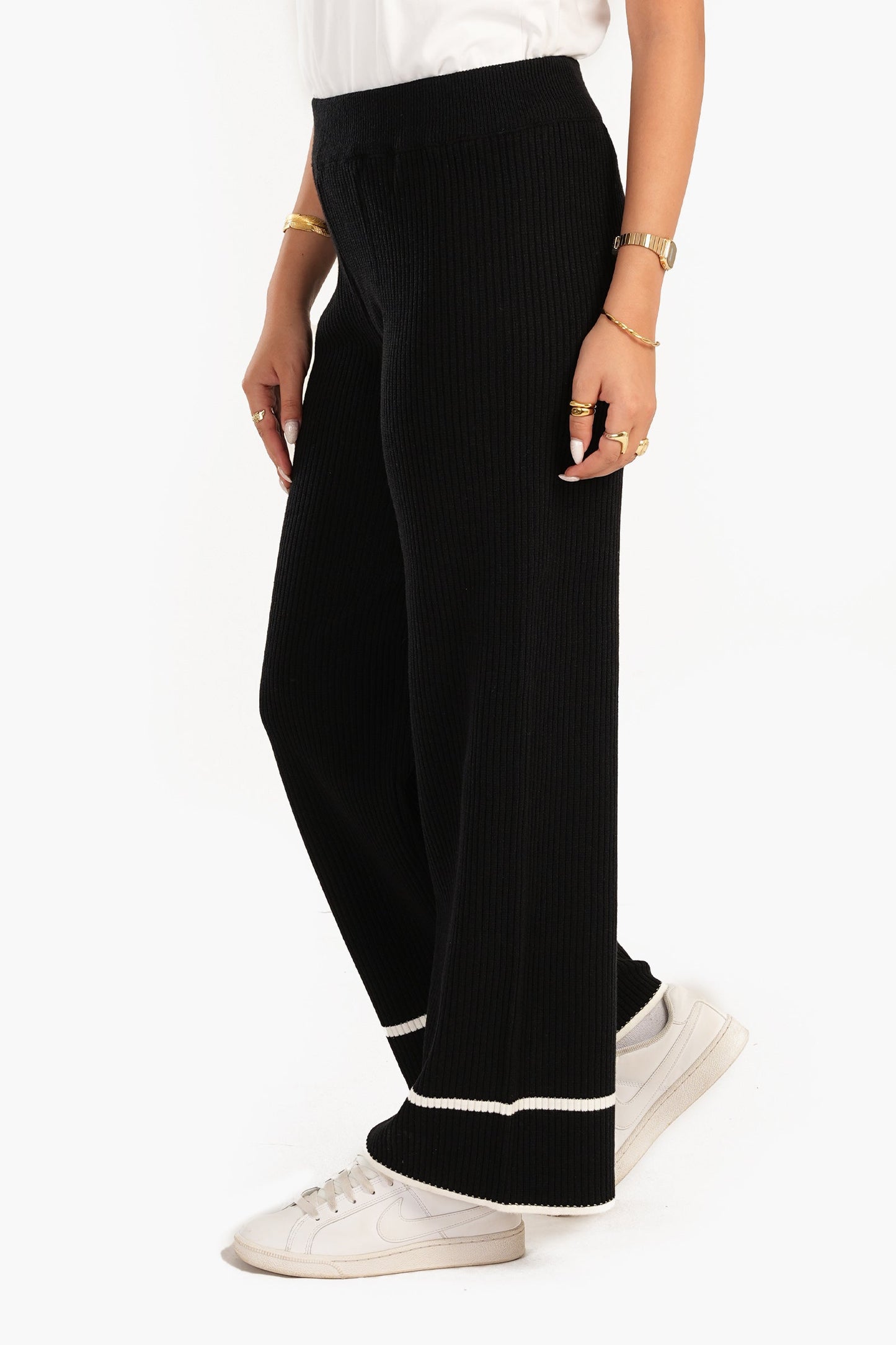 Carina Rib-Knit Lounge Pants