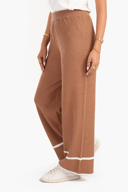 Carina Rib-Knit Lounge Pants