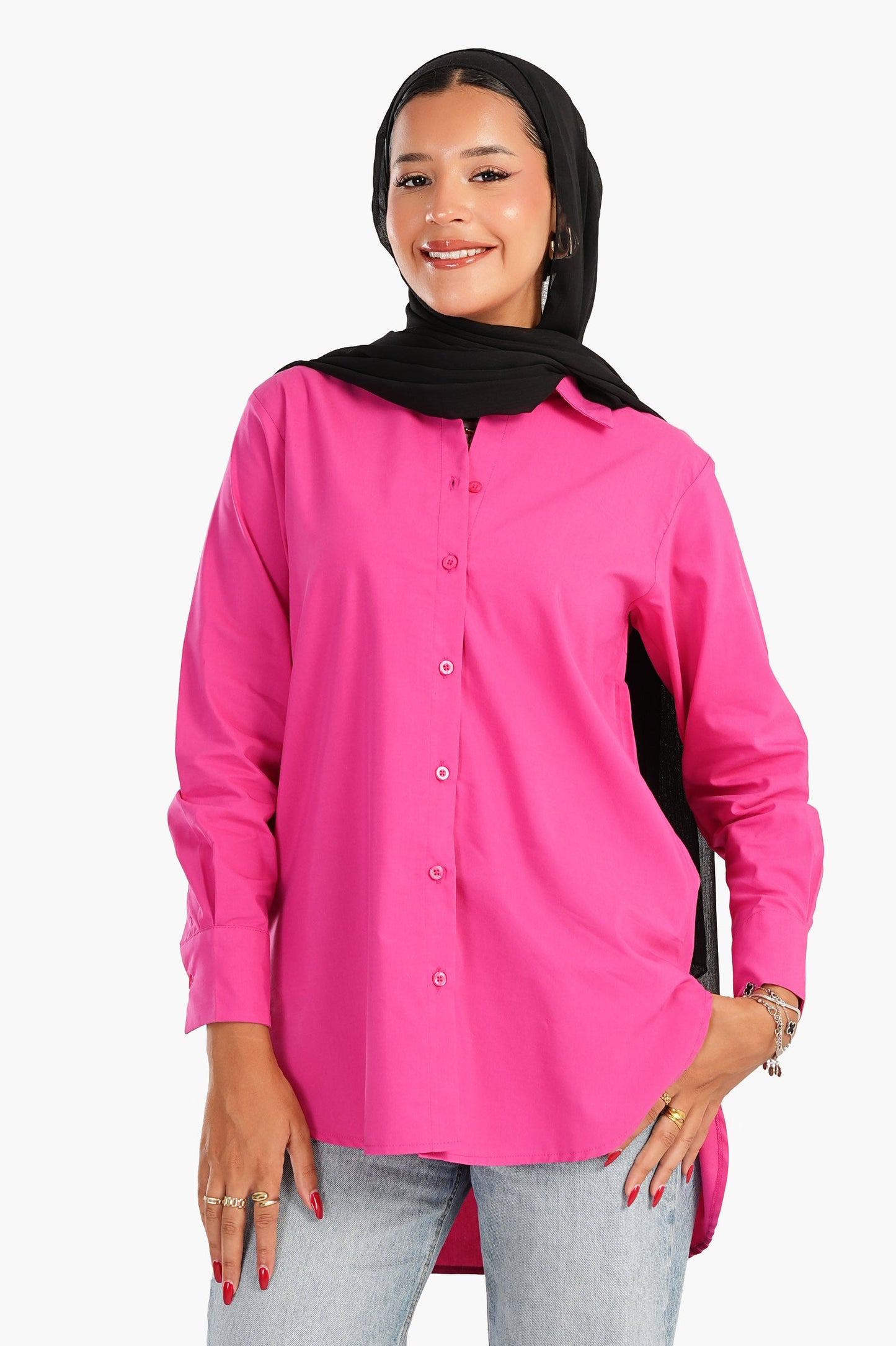 Carina Asymmetrical Long Sleeves Shirt