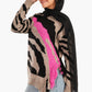 Knitted Pullover With Side Fringes