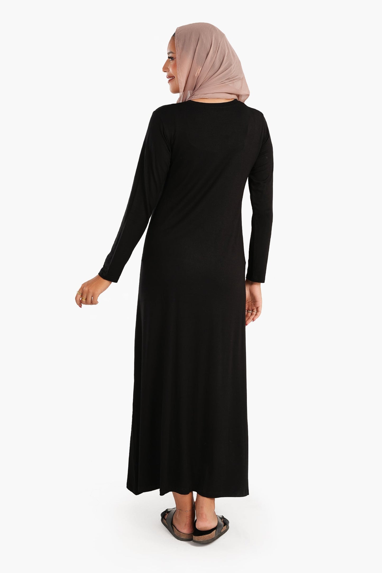 Viscose Round Neck Dress