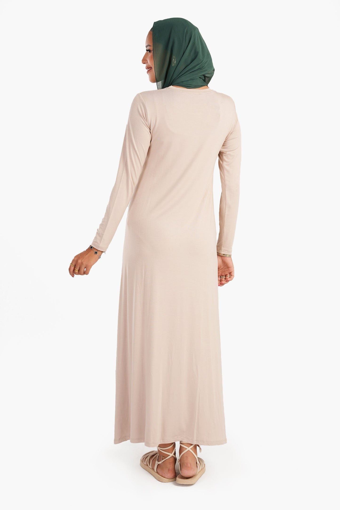 Viscose Round Neck Dress