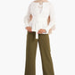 Carina Crepe Straight Cut Pants