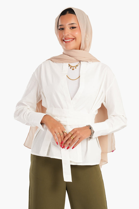 Carina Shirt with Waist Belt