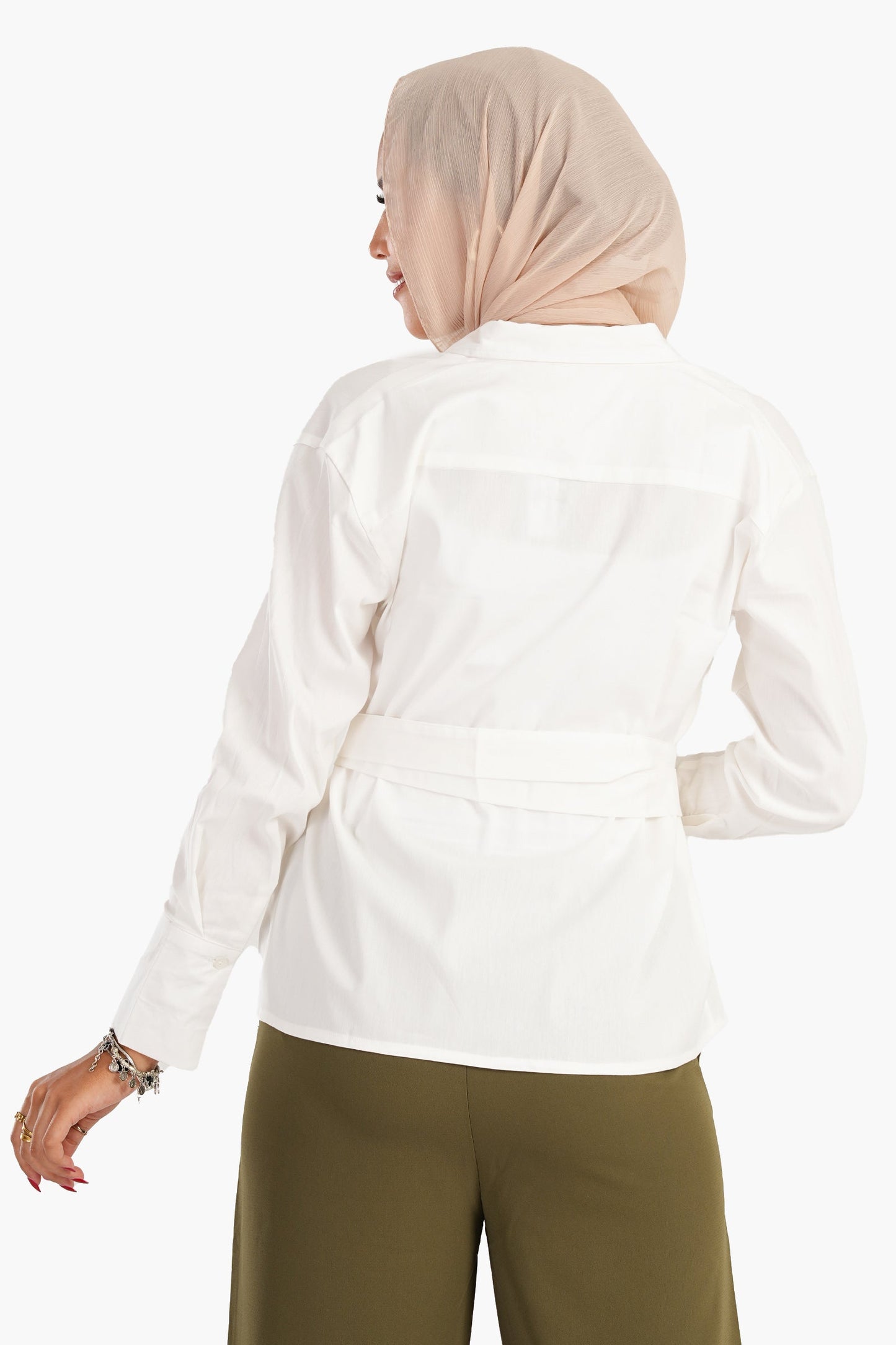 Carina Shirt with Waist Belt