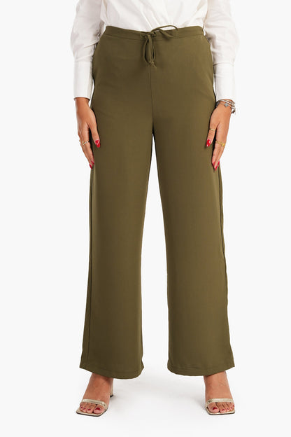 Carina Crepe Straight Cut Pants