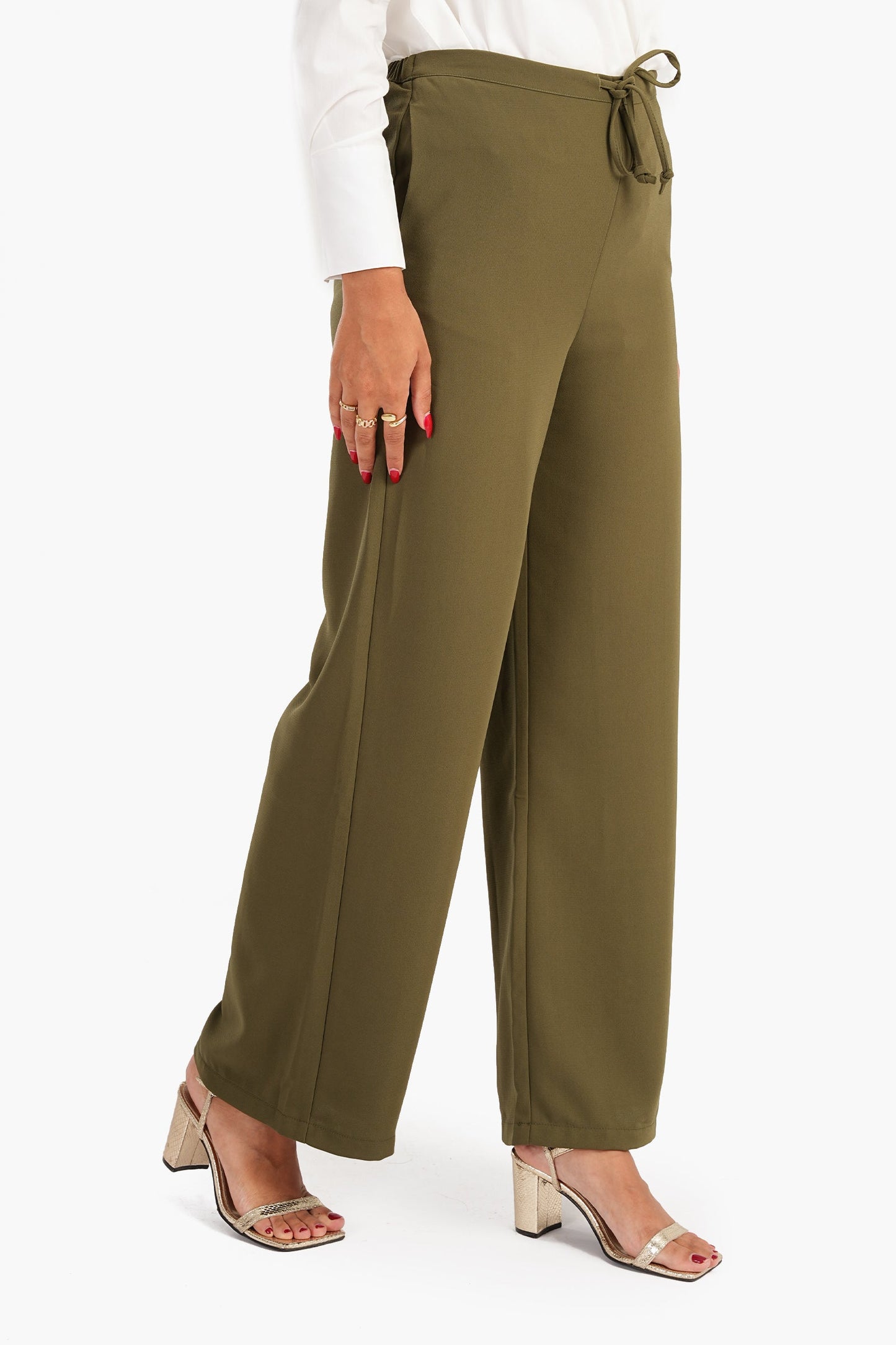 Carina Crepe Straight Cut Pants