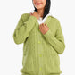 Carina Cardigan with Ribbed Elastic Hem