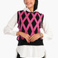 Argyle Pattern Sweater Vest