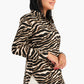 Carina Voile Zebra Print Shirt