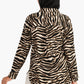 Carina Voile Zebra Print Shirt