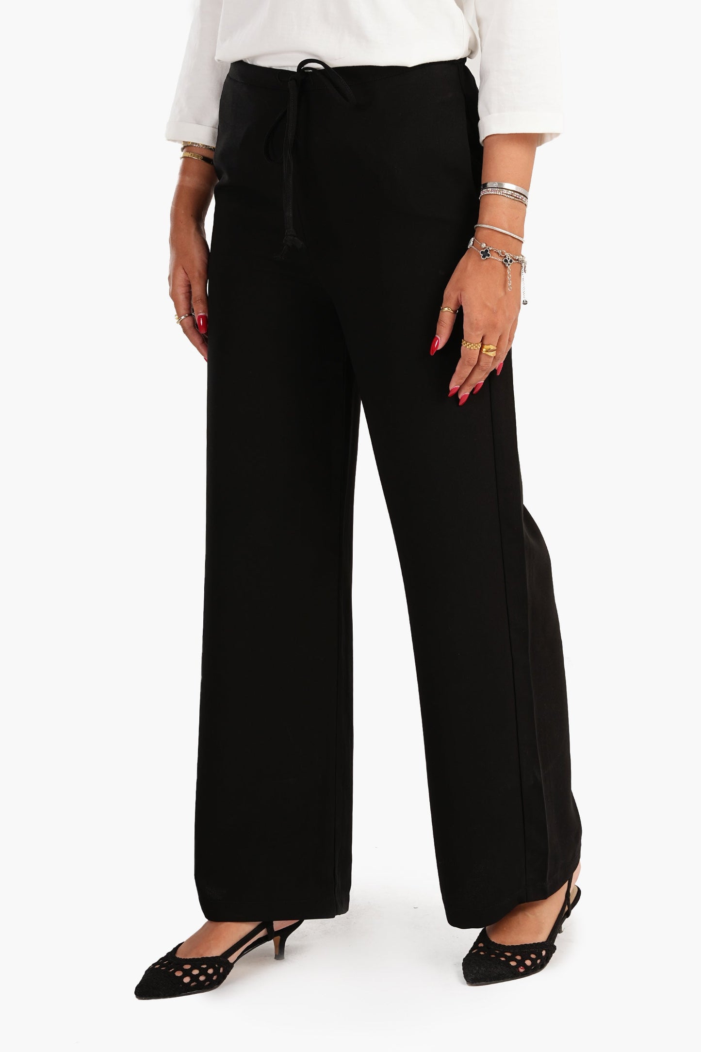 Carina Crepe Straight Cut Pants