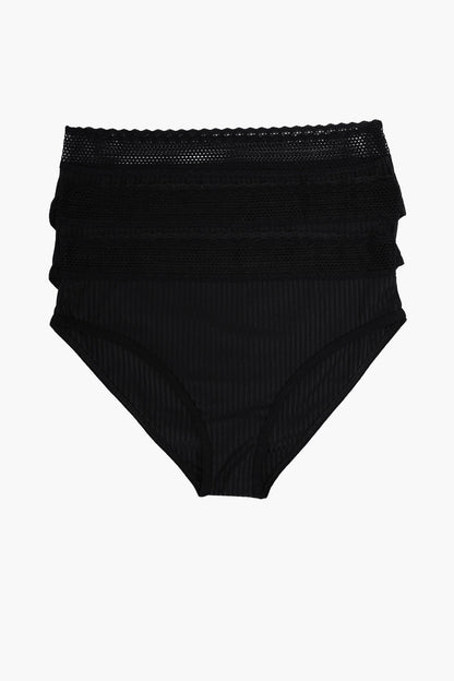 مجموعة من 3 سراويل داخلية من الفيسكوز