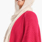 Knitted Wool Open Front Poncho