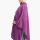 Poncho with Shoulder Metal Buttons