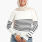 Soft Wool Pullover with Stripes