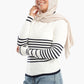 Soft Wool Pullover with Stripes