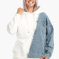 Melton & Denim Lounge Hoodie