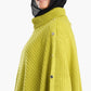 Poncho with Shoulder Metal Buttons