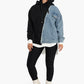 Melton & Denim Lounge Hoodie