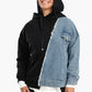 Melton & Denim Lounge Hoodie