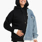 Melton & Denim Lounge Hoodie