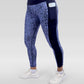 Photo by ð—”ð—§ð—¨ð— SPORTSWEAR Â® on December 20, 2022. May be an image of 1 woman wears printed purple/navy floral leggings, and white shoes.