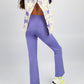 Lavender Basic Wide Leg Leggings for Teen Girls