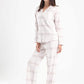 Carina Checkered Long Sleeves Pyjama Set