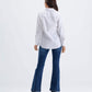 Carina Classic Shirt with Front Ruffles