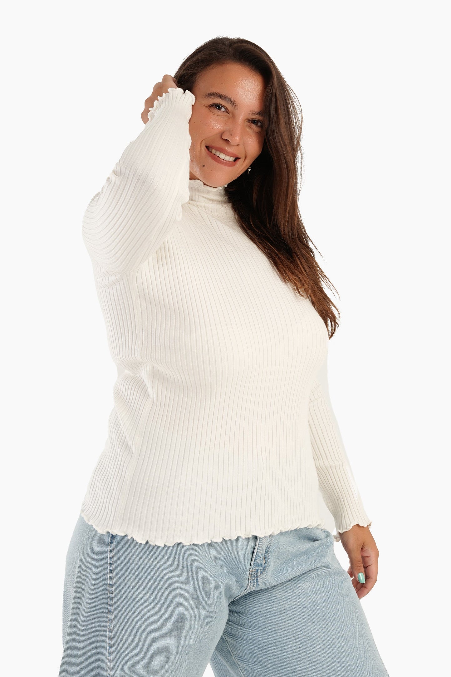 Basic High Collar Pullover