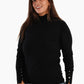 Basic Pullover with Ribbed Cuffs