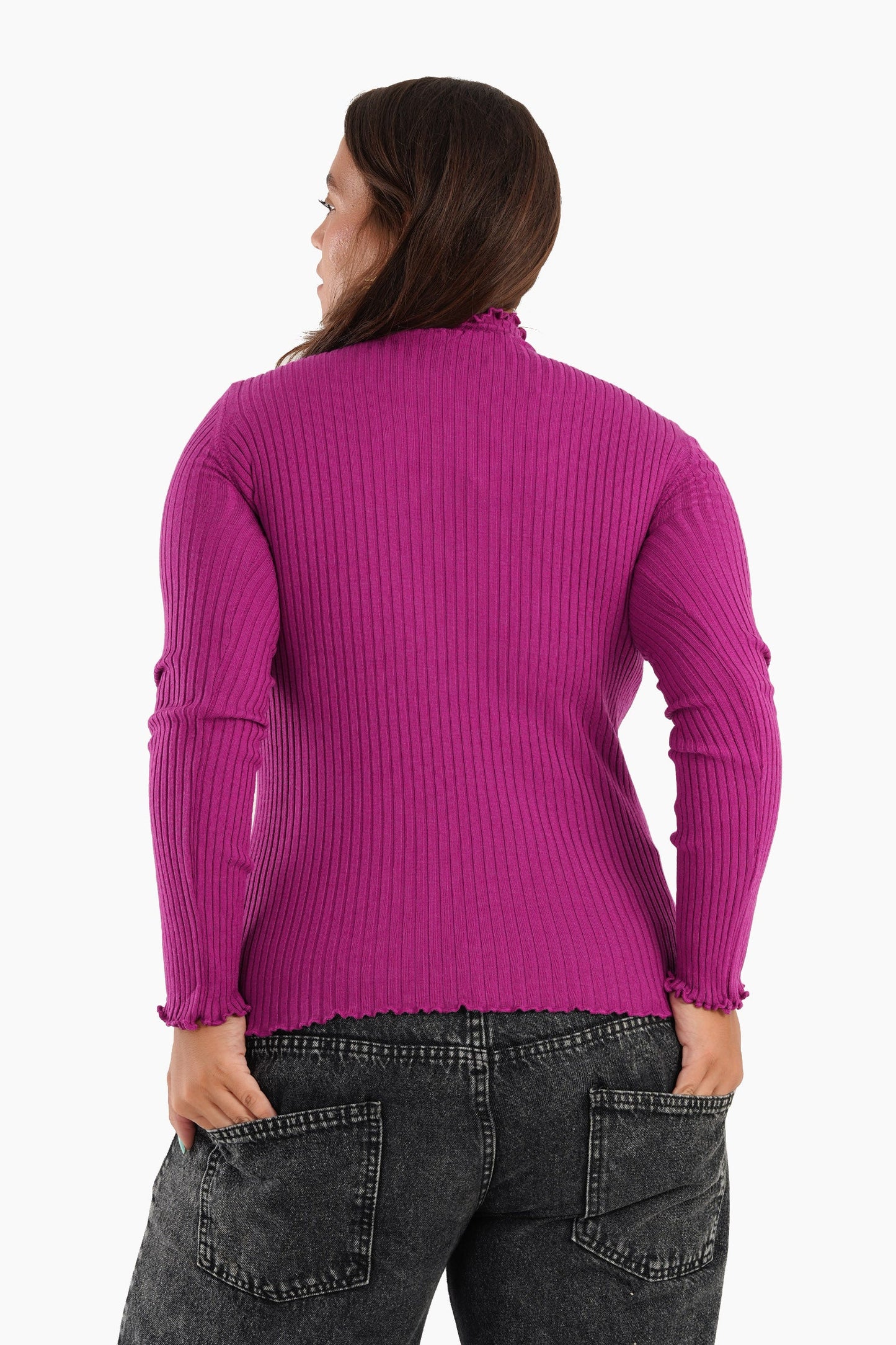 Basic High Collar Pullover