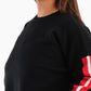 Black Round Neck Wool Pullover