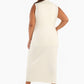 Wool Sleeveless Slim Fit Dress