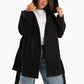 Wool Blend Hooded Coat