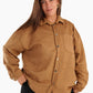 Camel Snap Closure Lounge Shirt