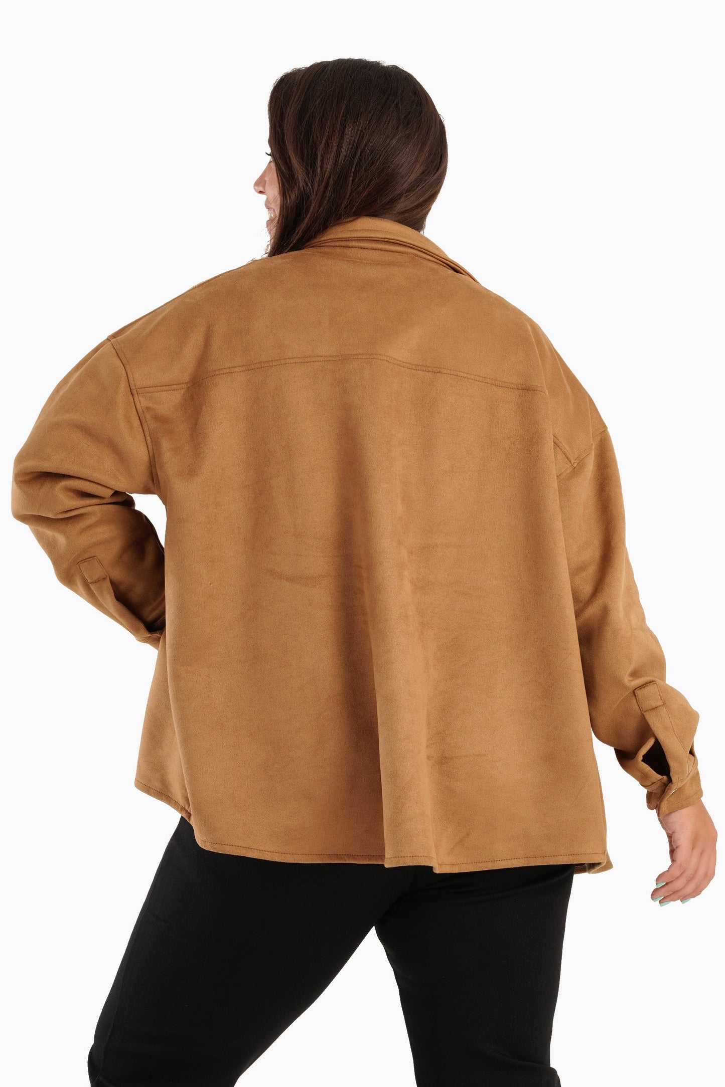 Camel Snap Closure Lounge Shirt