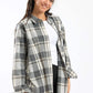 Carina Collared Neck Checkered Shirt