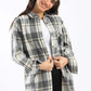 Carina Collared Neck Checkered Shirt