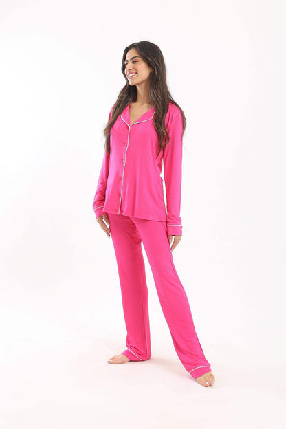Color Piping Pyjama Set