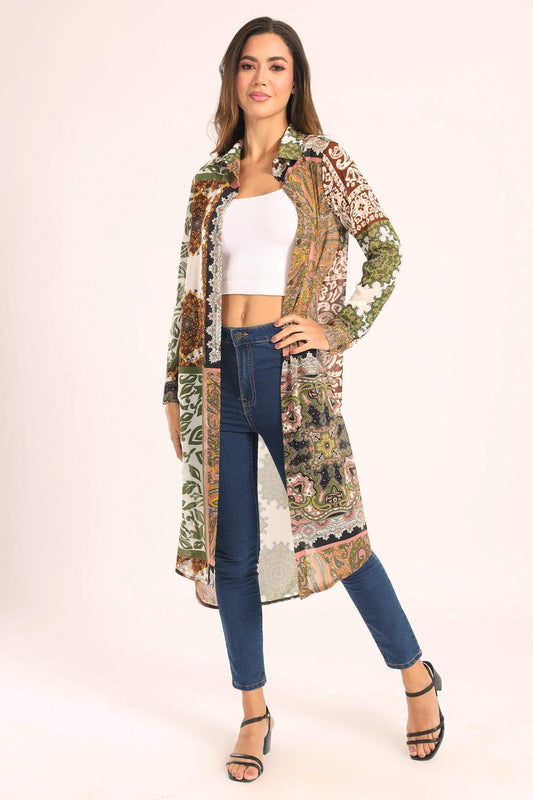 Colored Chiffon Long Shirt - Carina - ??√É¬¢√¢‚Äö¬¨√¢‚Äû¬¢????????√É∆í√Ç¬±??√É¬Ø√Ç¬ø√Ç¬Ω√É∆í√Ç¬ø??√É‚Ä†√¢‚Ç¨‚Ñ¢?√É∆í√Ç¬ø????