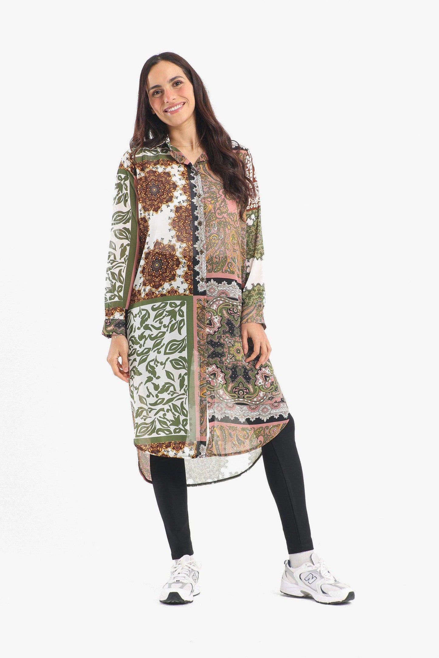 Colored Chiffon Long Shirt - Carina - ??√É¬¢√¢‚Äö¬¨√¢‚Äû¬¢????????√É∆í√Ç¬±??√É¬Ø√Ç¬ø√Ç¬Ω√É∆í√Ç¬ø??√É‚Ä†√¢‚Ç¨‚Ñ¢?√É∆í√Ç¬ø????