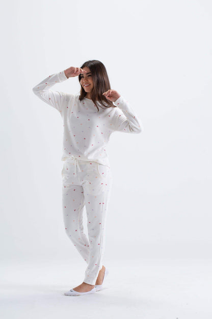 Colored Hearts Pyjama Set