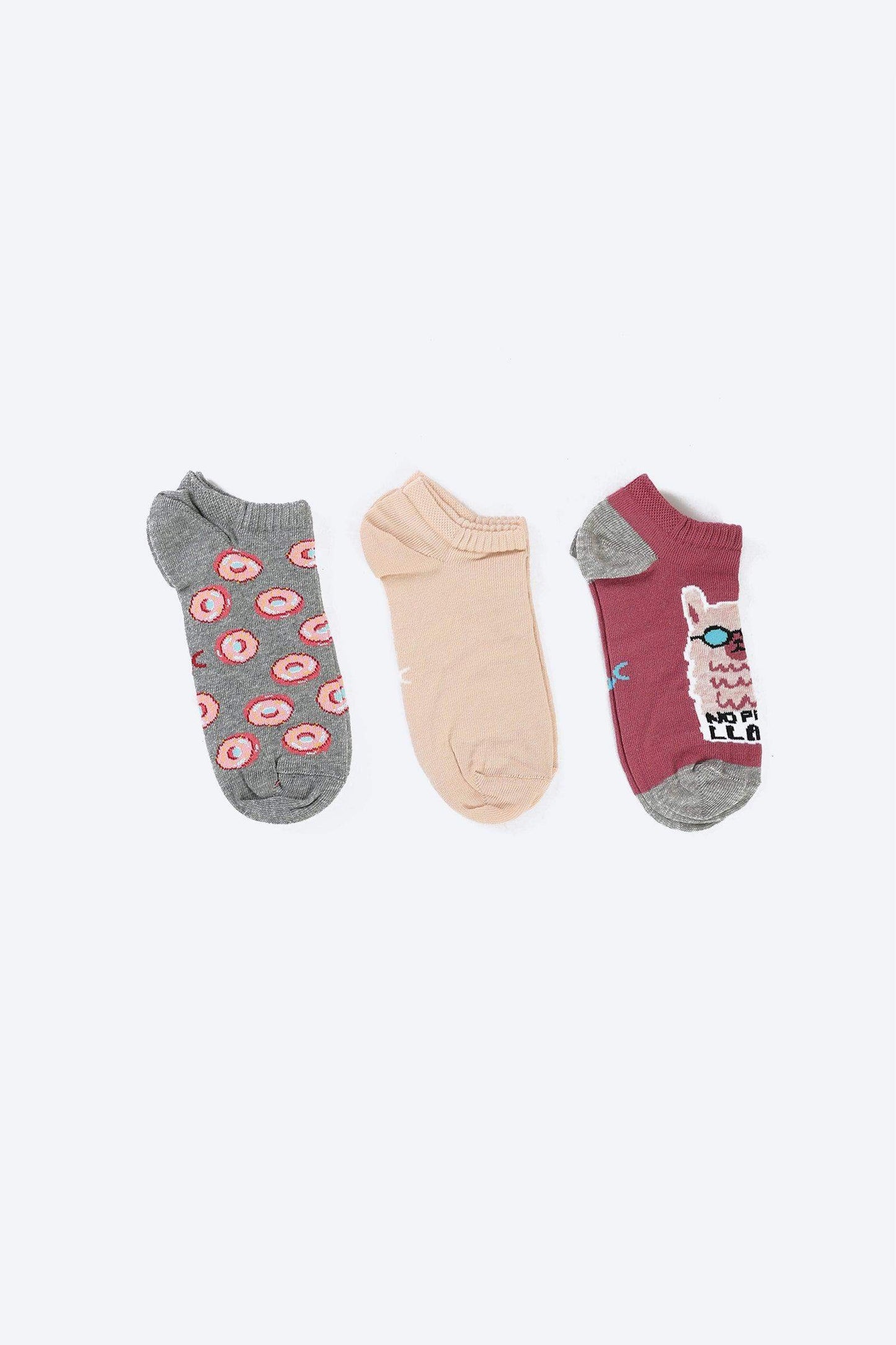 Cotton Ankle Socks - 3 Pairs - Carina - ??Ã¢â‚¬â„¢????????ÃƒÂ±??Ã¯Â¿Â½ÃƒÂ¿??Ã†â€™?ÃƒÂ¿????