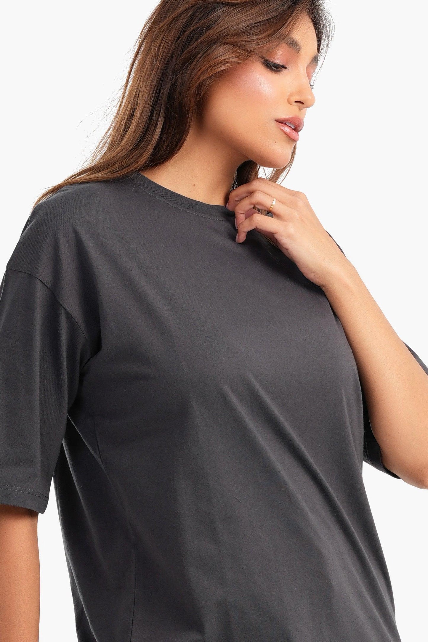 Cotton Relaxed Fit Basic T-Shirt