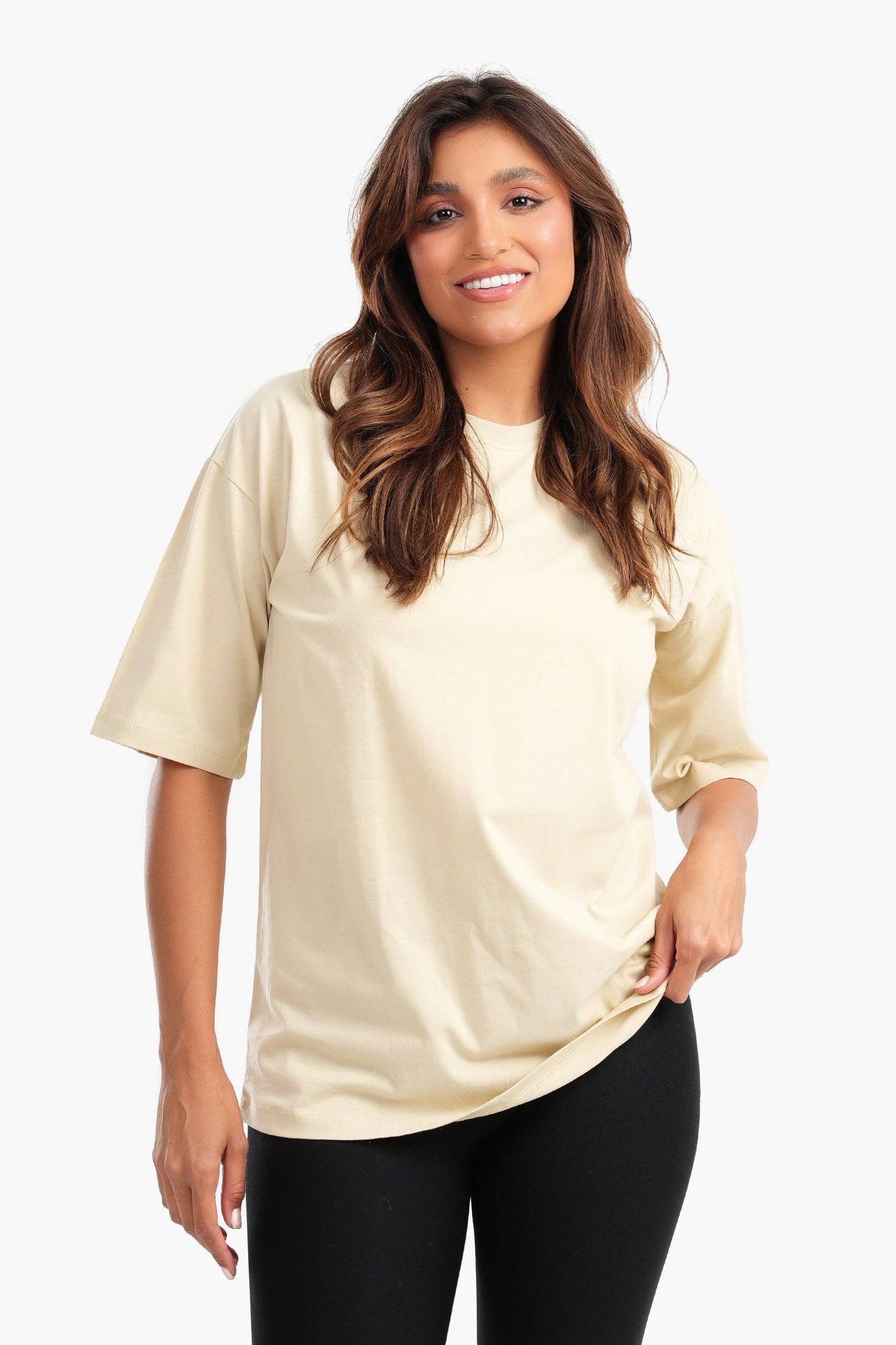 Cotton Relaxed Fit Basic T-Shirt