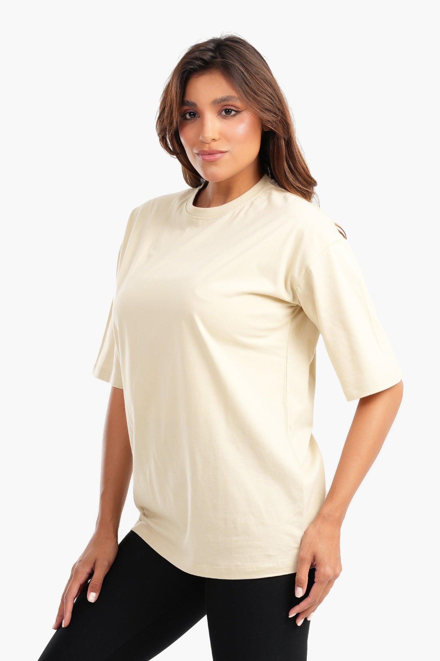 Cotton Relaxed Fit Basic T-Shirt