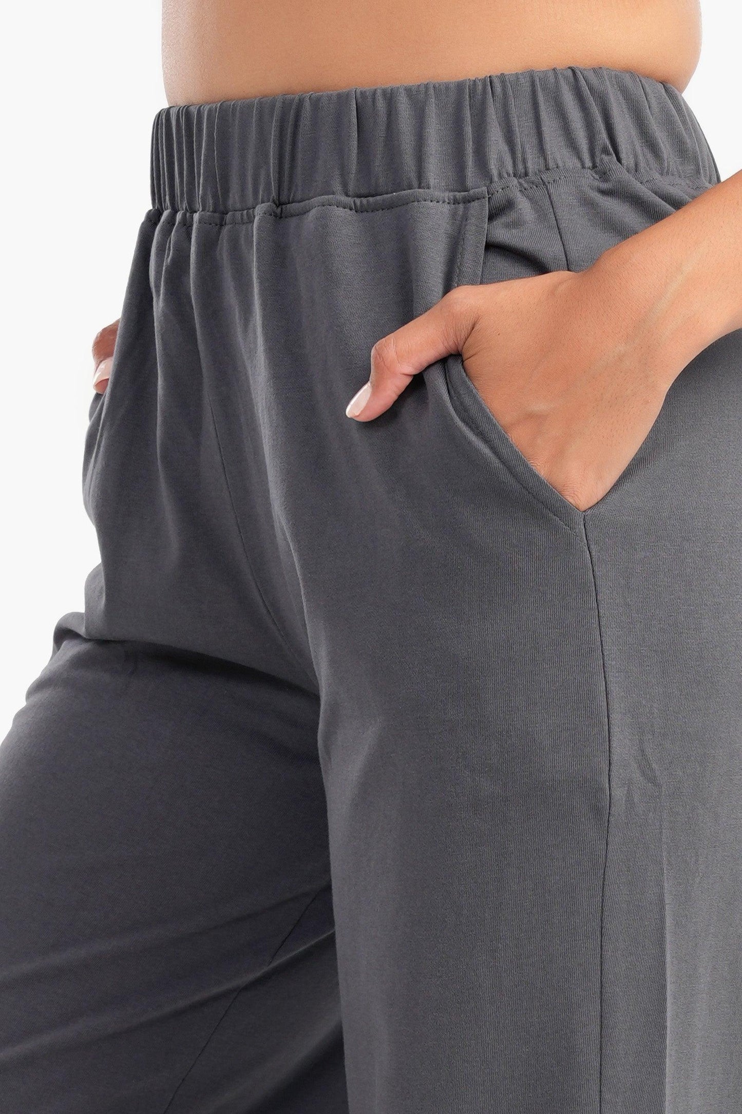 Dark Gray Cotton Comfy Lounge Pants