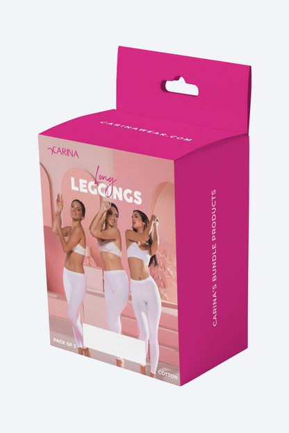 مجموعة من 3 سراويل قطنية